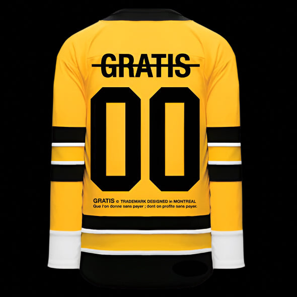 Jersey de Hockey Jaune ZERO zero