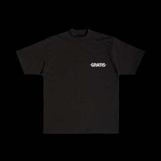 GRATIS "LA VIE GRATIS" Black Tee